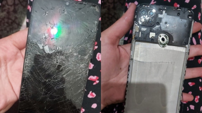 Bu telefona ne olmuş böyle? Modeli ne?