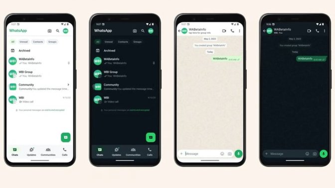 WhatsApp'ın yenilenen tasarımından görüntüler sızdırılmış. Sizce neler değişmiş gözüküyor?