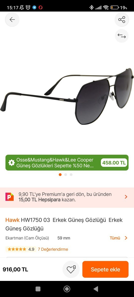Güneş gözlüğü nasıl?