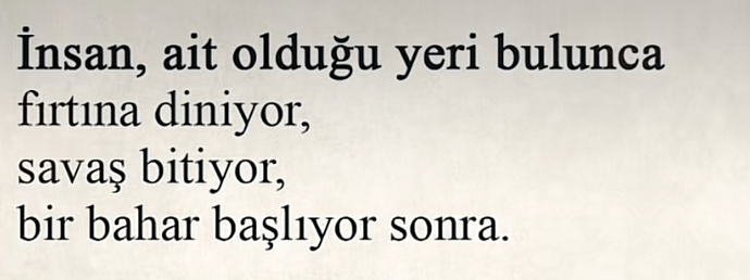 Ait olduğunuz ya da olmak istediğiniz yerde misiniz?