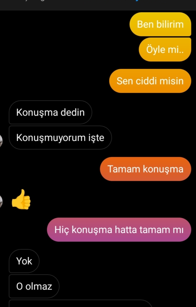 Sevgilisiyle tartışırken “yazma!” dendiğinde yazmayan erkek sevmiyor mudur?