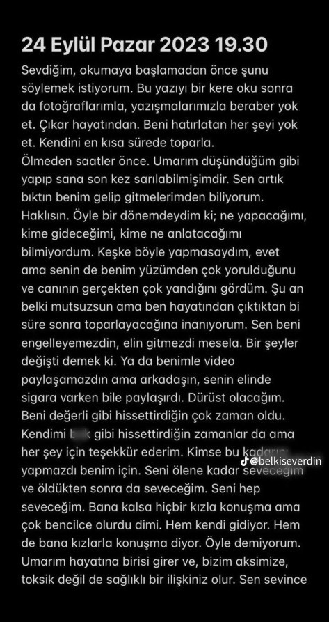 Hiç sevmediğin bir kizin senin için intahar edeceğini önceden bilsen ne yaparsın?