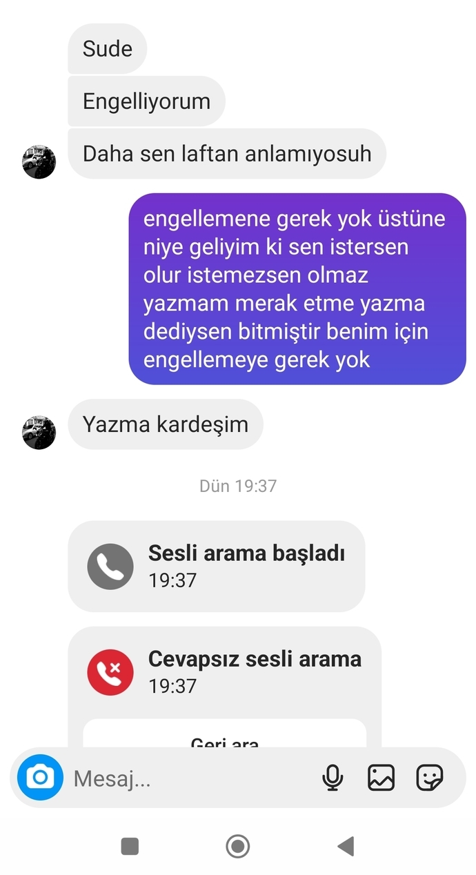 Arkadaş olmak istedim böyle. mi yapması lazimdi?