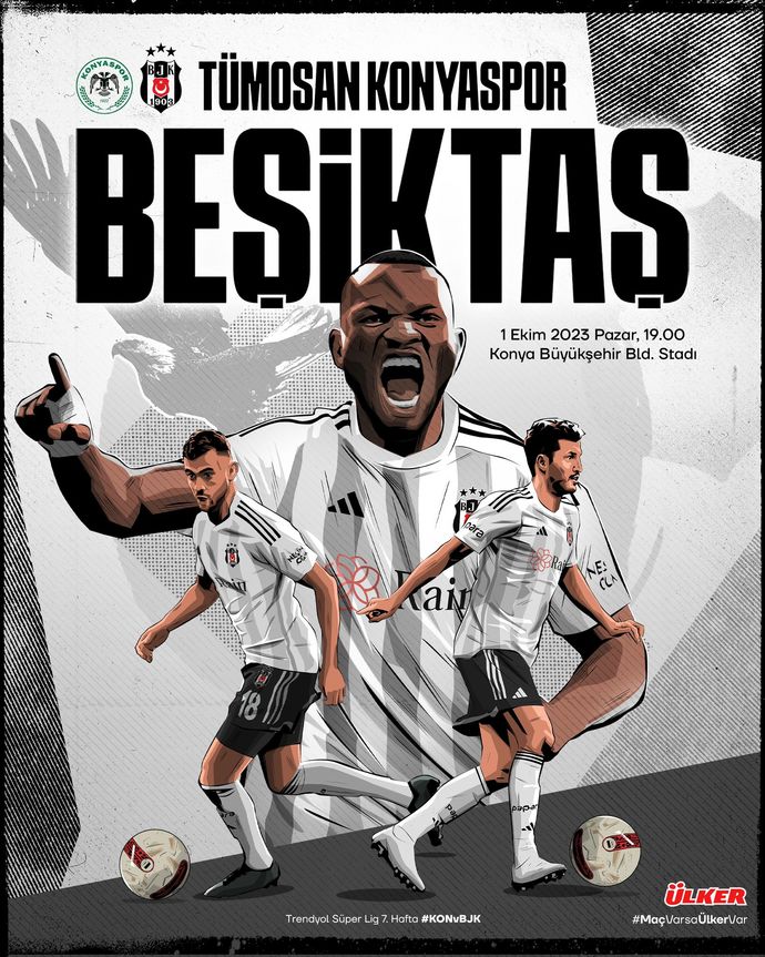 2023 Trendyol Süper Lig 7 hafta, Konyaspor - Beşiktaş maçı nasıl sonuçlanır?