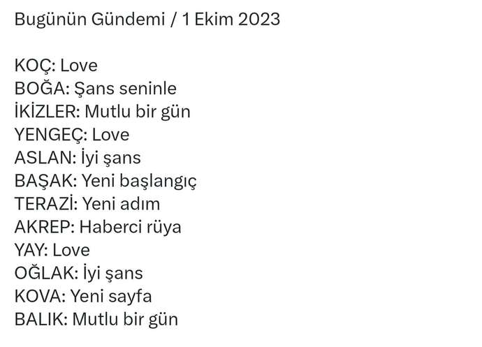 Burçların bugün gündemi ne?