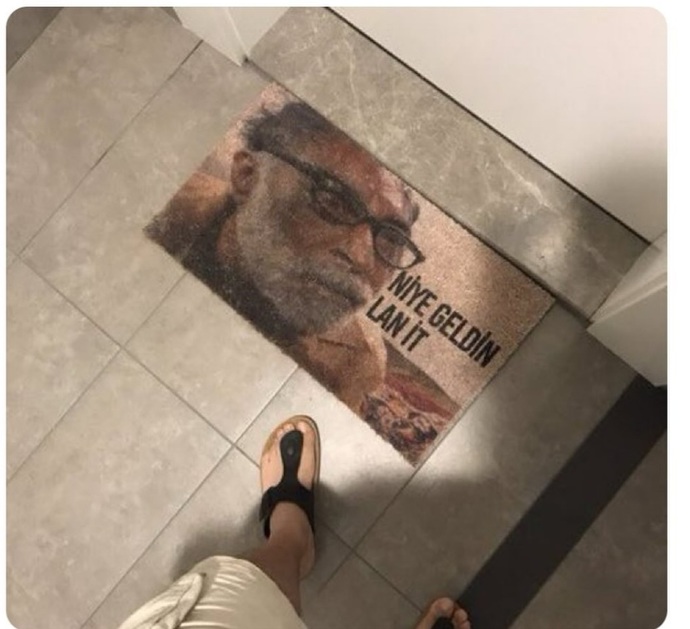 Şöyle bir paspas alsam akrabalar mesajı alır mı🙄?