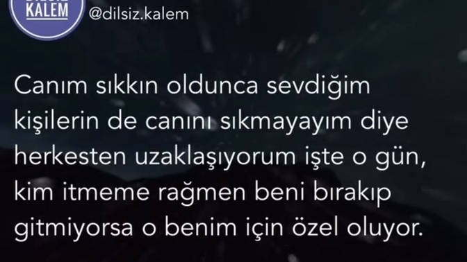 Sizin için bir insanın özel olması için ne yapması gerekiyor?