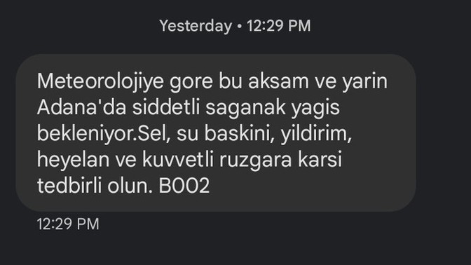 Şehrinizde En son ne zaman yağmur yağdı?