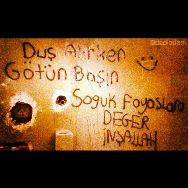 Sokağınızda duvar yazısı var mı?