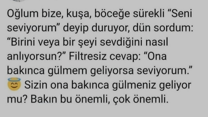 Birini veya birşeyi sevdiginizi nasıl anlarsınız?