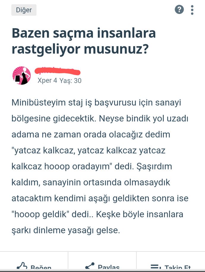 Otobüs anılarınızı anlatırmısınız?