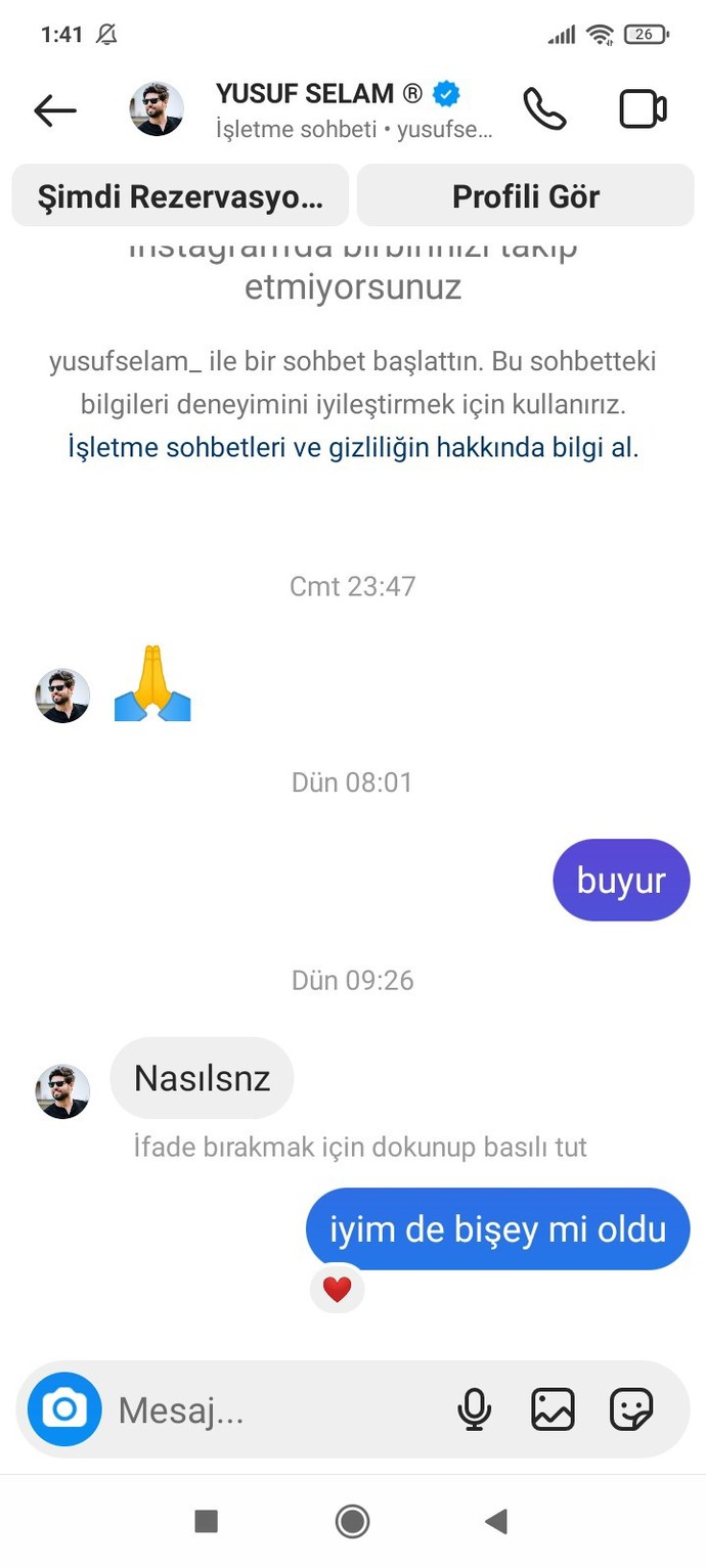 2M takipçisi olan adam neden mesaj atar?