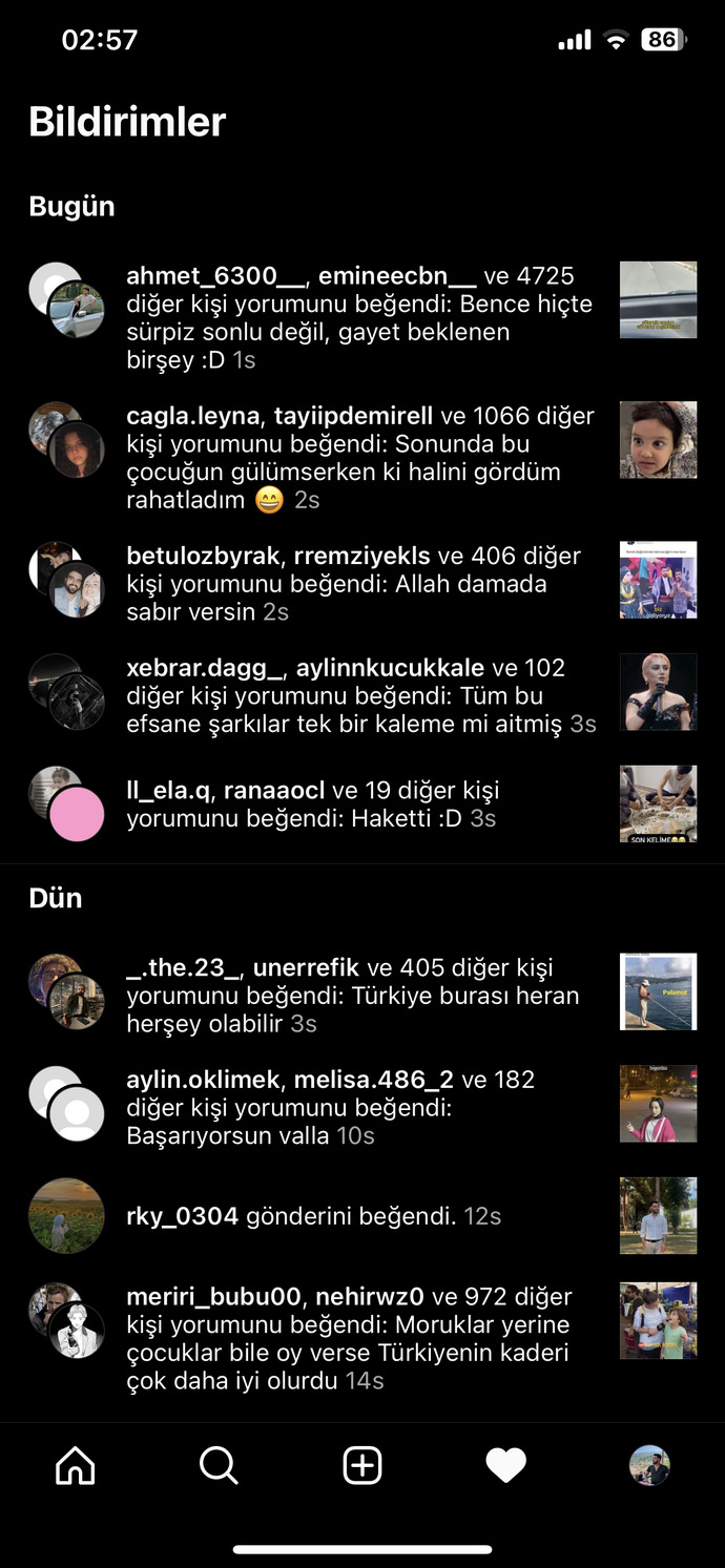 Instagram'da yorumlarınız tutuyor mu?