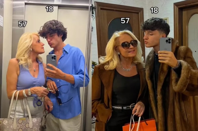 Kendisi 18 sevgilisi 57 yaşında! Sugar mommy . Sizce ideal yaş farkı en fazla kaç olmalı?