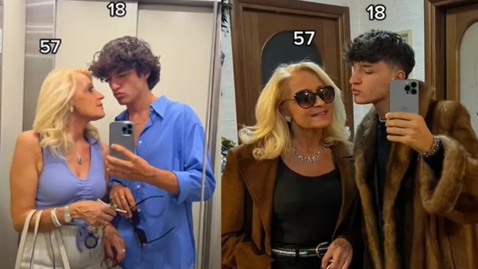 Kendisi 18 sevgilisi 57 yaşında! 'Sugar mommy' . Sizce ideal yaş farkı en fazla kaç olmalı?