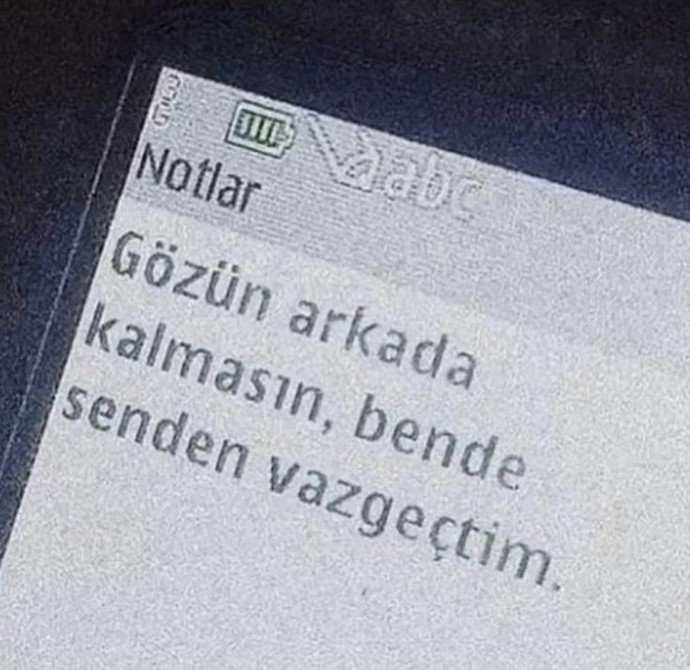 En son kimden, neyden vazgeçtiniz?