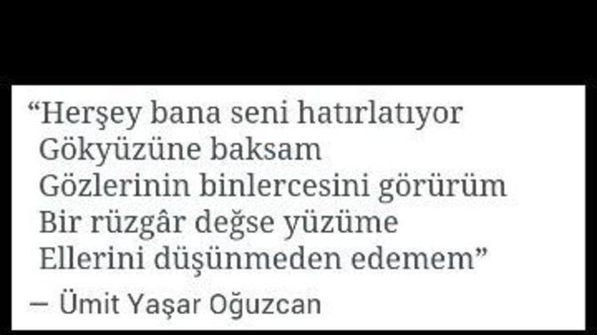 Bana her şey onu hatırlatıyor?