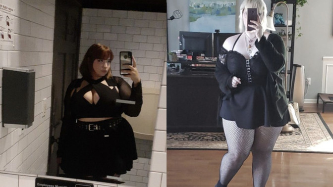 Kilolu kızlara gotik tarz yakışıyor mu?