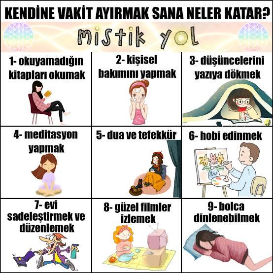 Kendine vakit ayırmaktan anladığın nedir?