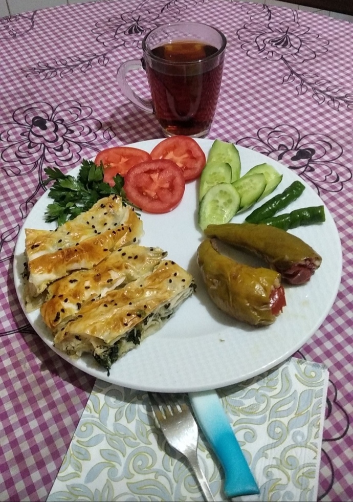 Gösterişten uzak akşam yemeğim nasıl olmuş sizce?