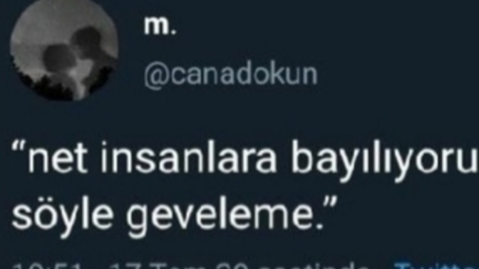 Net insanları sever misiniz?