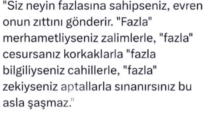 Hangi özelliğiniz fazla fazla var sizde?