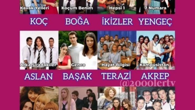 Burcuna göre hangi gençlik dizisi senin?