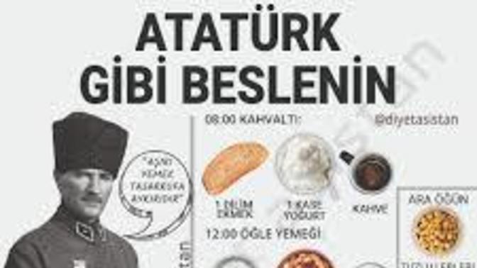 Gazi Mustafa Kemal Atatürk gibi beslenen kişiler var mı?