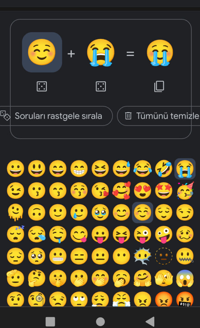 Google'a emoji kitchen yazınca kafanıza göre tüm emojileri birleştirebiliyorsunuz bunu biliyor muydunuz?