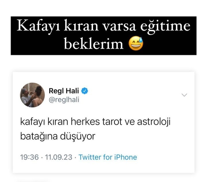 Yine de eğitime devam