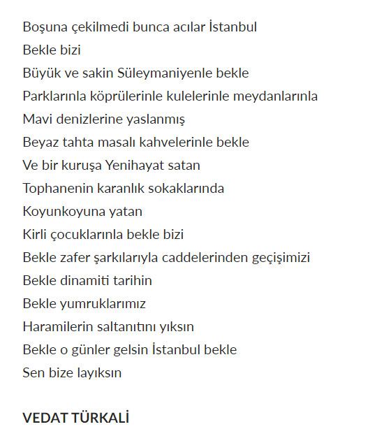 Şiir dinlemeyi ya da şiir okumayı sever misiniz?