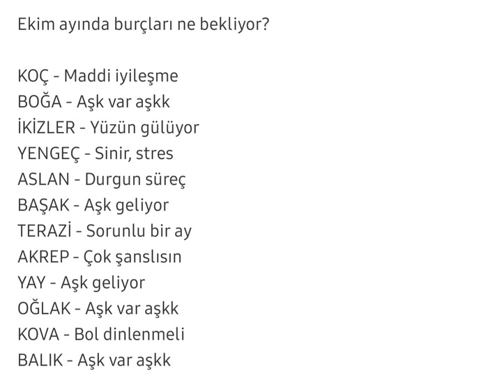 Ekim ayında burçları neler bekliyor?