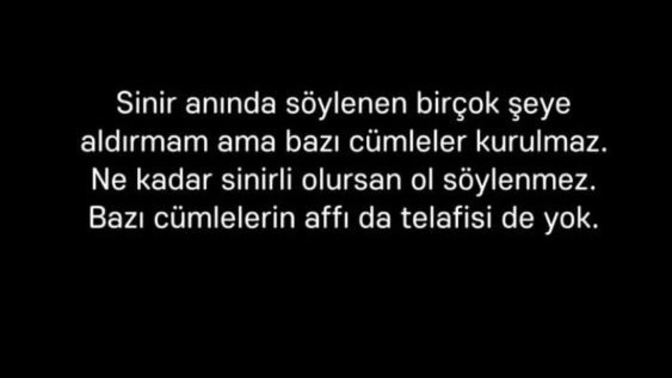 Sinir anında söylenen hangi kelimelerin affı yoktur?