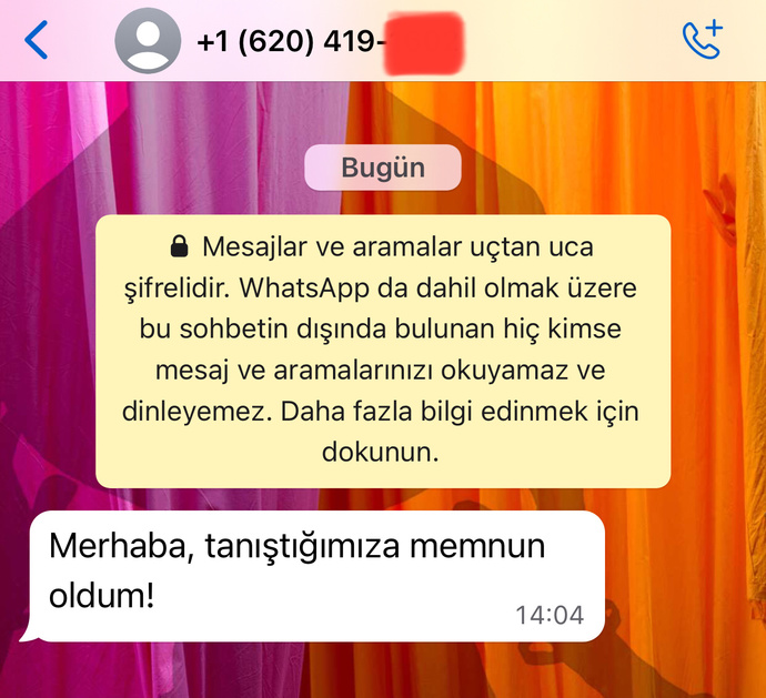 WP ıma yabancı ülke numaralarından neden mesaj geliyor?