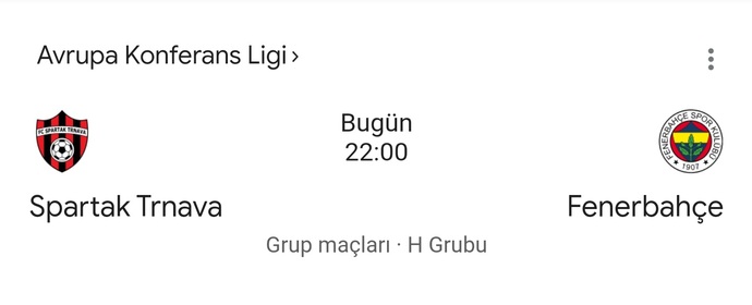 Spartak Trnava - Fenerbahçe maç sonucu tahmininiz nedir?