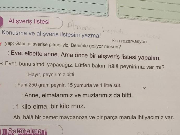 Almanca çeviri?