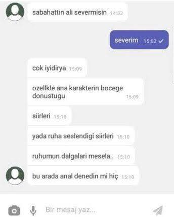 Ağırlıklı olarak düşünsel duygusal bir beraberlik düşünen var mı?