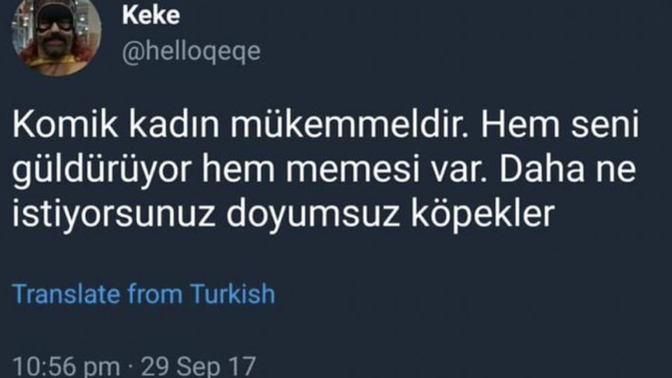 Komik kadinlari seviyor musunuz?