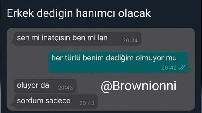 Her zaman hanımcılık kazanır mı :D?