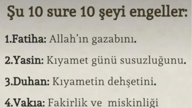 Devamlı İhlas sûresini dinlemek istiyorum bayağı iyi geliyor sizin sürekli dinlediğiniz ya da en çok okuduğunuz dua hangisidir?