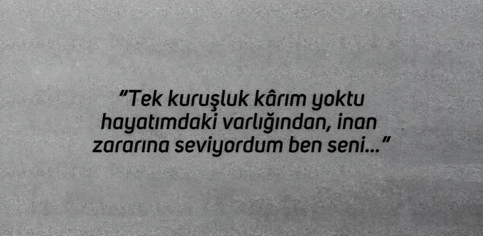 En son hangi konuda zararınız var, zarar ettiniz?