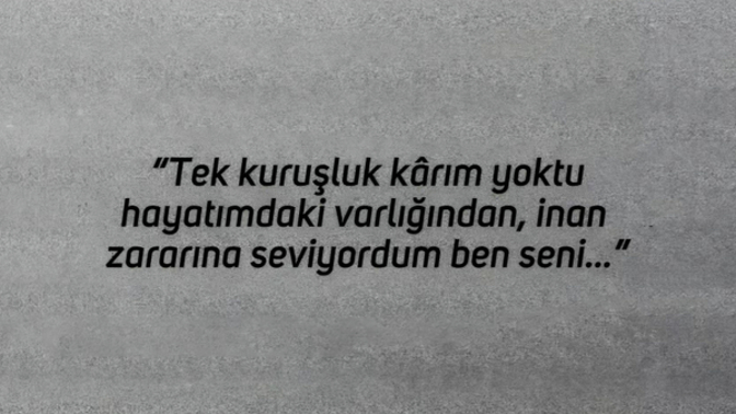 En son hangi konuda zararınız var, zarar ettiniz?