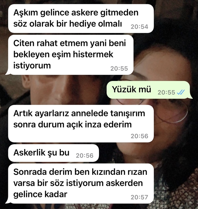 Bana bunu diyerek söz takalım mı demek istiyor?