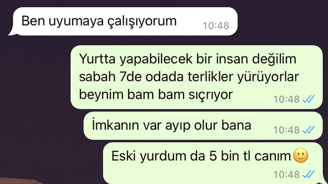 Ev fiyatı ile yurt fiyatı aynı olmasına rağmen babam neden eve çıkmama izin vermiyor?