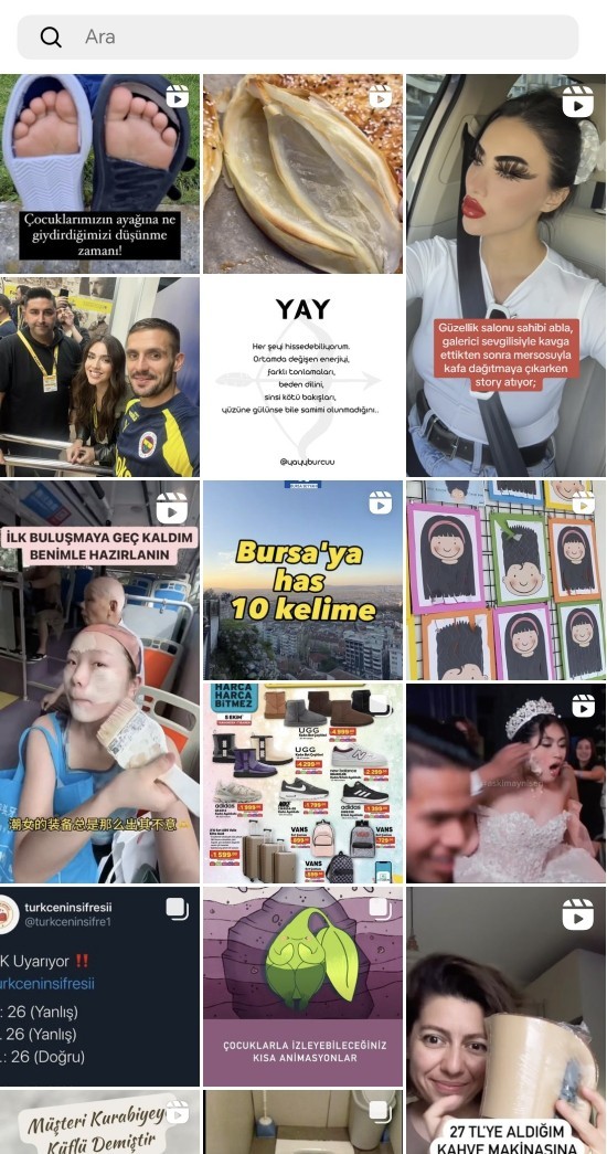 Instagram keşfetinizde neler var?