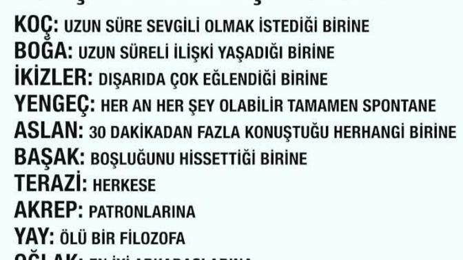 Burcuna göre kime aşık olursun?