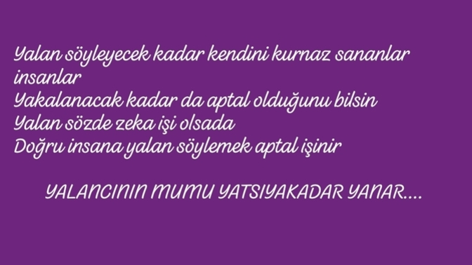 Yalan söylemeyi becerir misiniz?