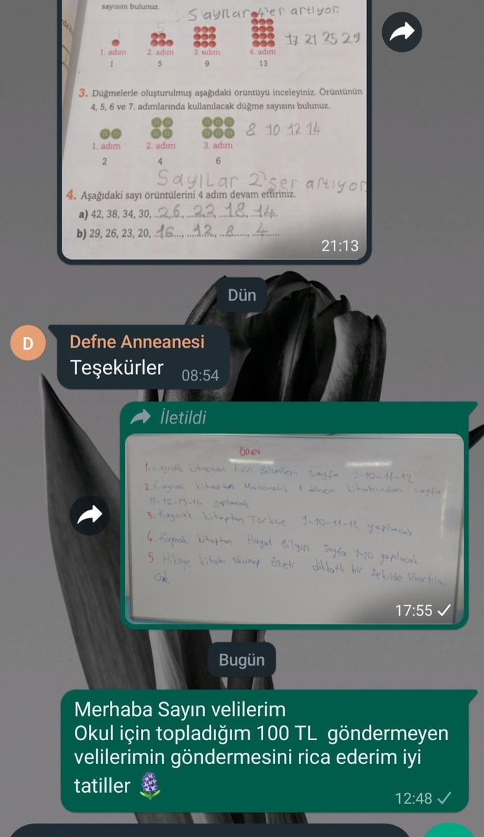 Telefonunuzda son attığınız mesaj nedir?