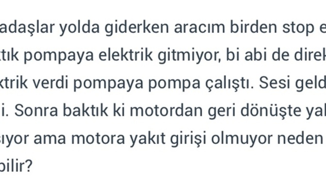 Oto elektrikten anlayanlar?
