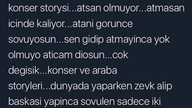 Sizin yapınca zevk aldığınız, başkası yaptığı zaman sinirlendiğiniz şeyler nelerdir?
